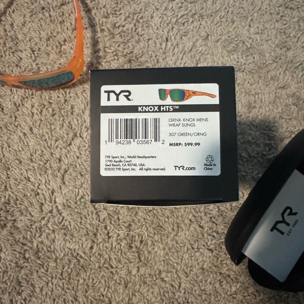 NWT Women’s TYR Orange Sunglasses